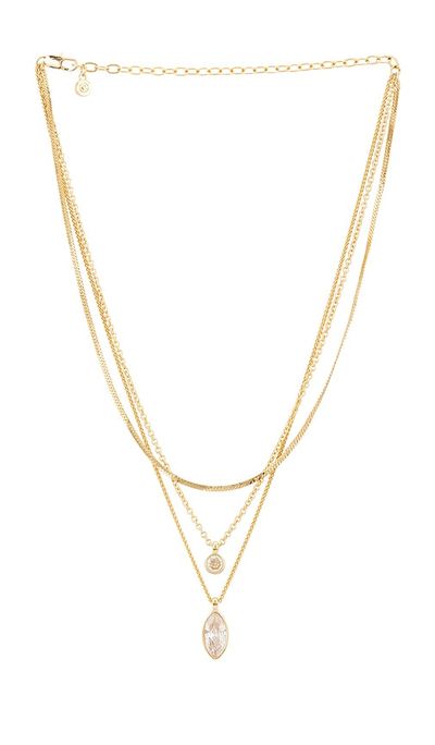 Ettika Ettika Classic Multi Stone Pendant