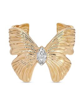 Ettika Ettika Crystal Butterfly Cuff Bracelet