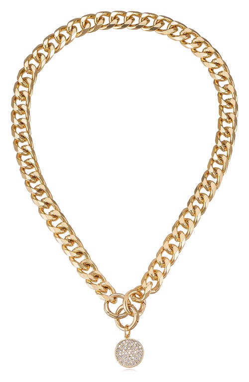 Ettika Ettika Crystal Disc Collar Necklace