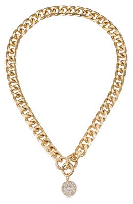 Ettika Ettika Crystal Disc Collar Necklace