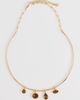 Ettika Ettika Crystal Drift Collar Necklace Smokey Quartz One - 2