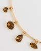 Ettika Ettika Crystal Drift Collar Necklace Smokey Quartz One - 4
