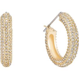 Ettika Ettika Crystal Embellished Hoop Earrings