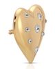 Ettika Ettika Crystal Heart Stud Brooch - 2