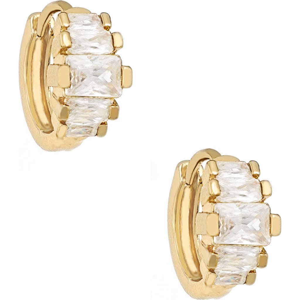 Ettika Ettika Crystal Huggie Earrings