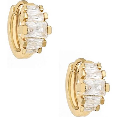 Ettika Ettika Crystal Huggie Earrings