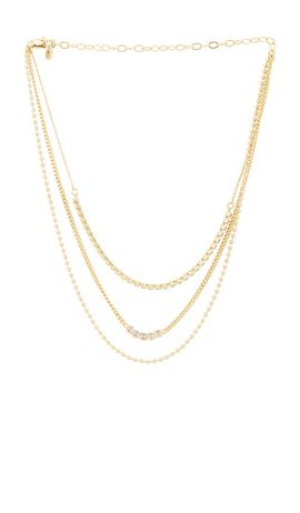 Ettika Ettika Crystal Layers Necklace