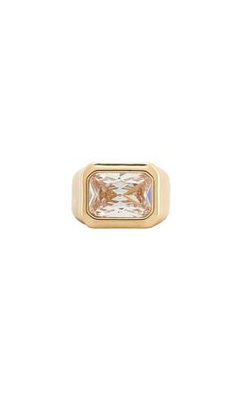 Ettika Ettika Crystal Signet Ring