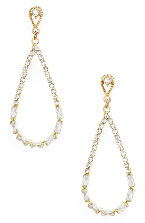 Ettika Ettika Crystal Teardrop Earrings