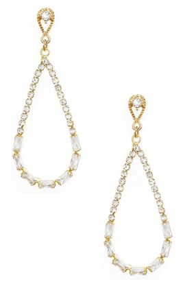 Ettika Ettika Crystal Teardrop Earrings