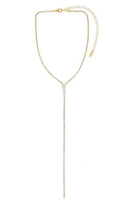 Ettika Ettika Crystal Y-Necklace