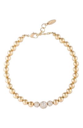 Ettika Ettika Cubic Zirconia Bead Anklet