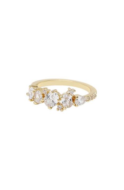 Ettika Ettika Cubic Zirconia Cluster Statement Ring