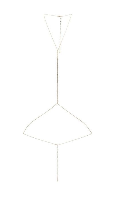 Ettika Ettika Dainty Crystal Body Chain