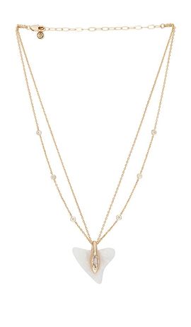 Ettika Ettika Deep Ocean Shark Necklace