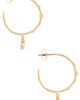 Ettika Ettika Delicate Crystal Charm Hoop Earrings - 2