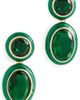 Ettika Ettika Duet Drop Earrings Green One - 1