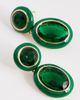 Ettika Ettika Duet Drop Earrings Green One - 4