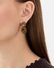 Ettika Ettika Duet Drop Earrings Smokey Quartz One - 3