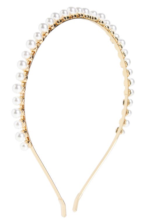 Ettika Ettika Elegant Faux Pearl Headband