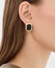Ettika Ettika Emerald Deco Earrings Black One - 3