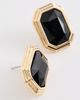 Ettika Ettika Emerald Deco Earrings Black One - 4