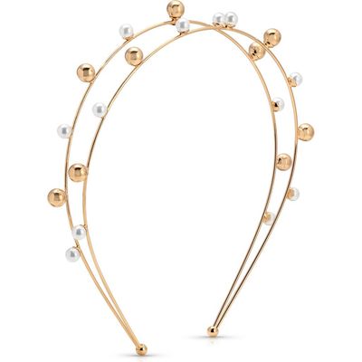 Ettika Ettika Faux Pearl Bubble Headband
