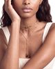 Ettika Ettika Forever Falling Cubic Zirconia & Tiger's Eye Layered Lariat Necklace, 11-14 - 3
