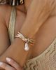 Ettika Ettika Freshwater Pearl Drop Layered Stretch Bracelet - 2