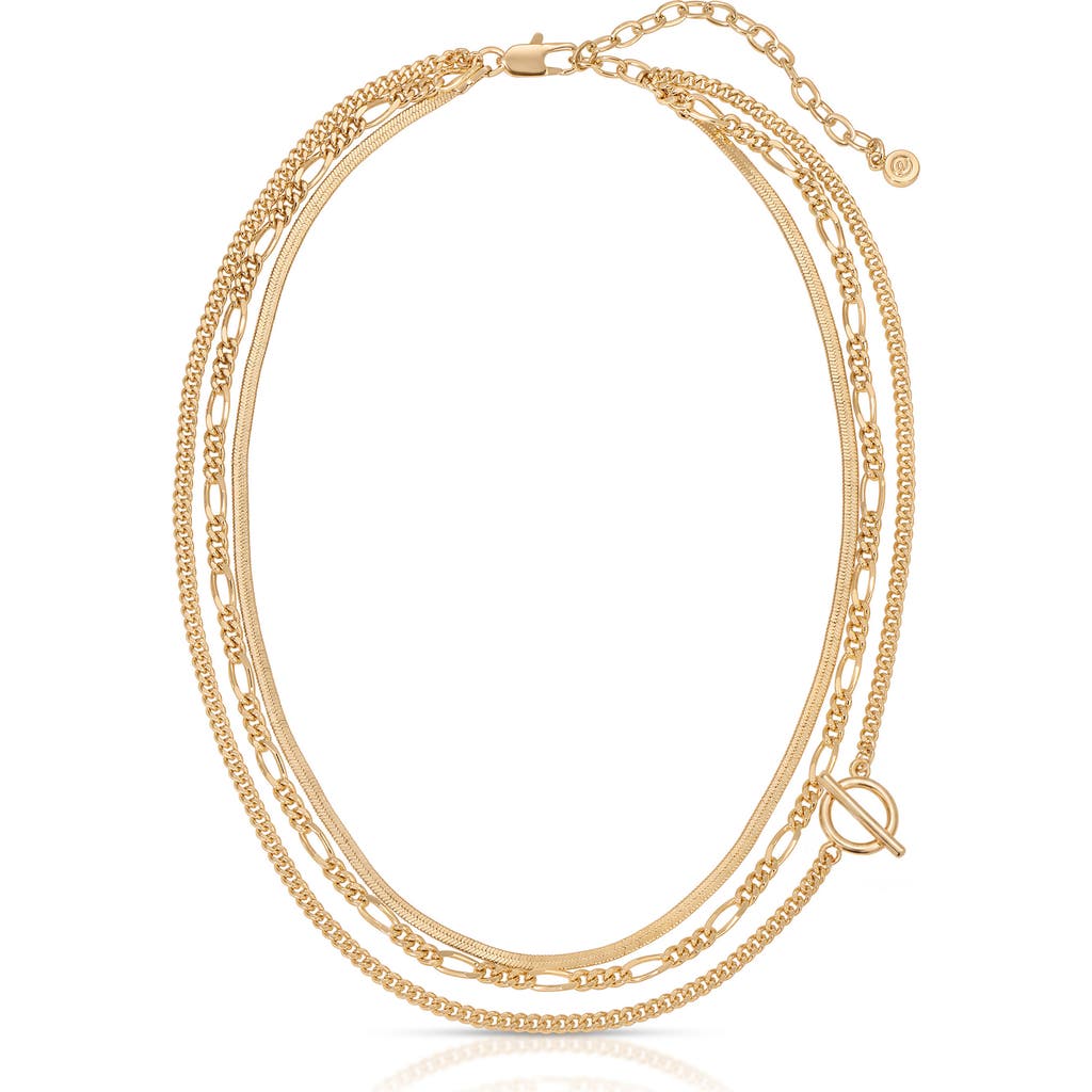 Ettika Ettika Gilded Layered Link Necklace