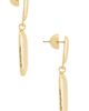 Ettika Ettika Gold Oval Drop Earrings - 2