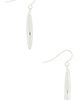 Ettika Ettika Hammered Oval Drop Earrings - 2