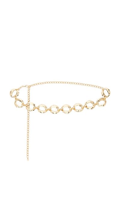 Ettika Ettika Hammered Rings Belt
