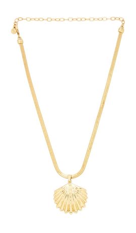Ettika Ettika Herringbone Shell Necklace