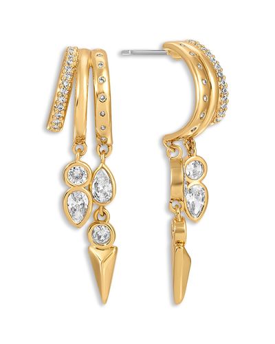 Ettika Ettika Icon Behavior Crystal Drop Earrings