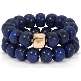 Ettika Ettika Lapis Lazuli Power Bead Bracelet Stack 