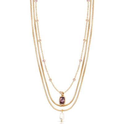 Ettika Ettika Layered Charm Necklace