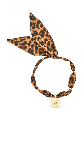 Ettika Ettika Leopard Scarf Necklace