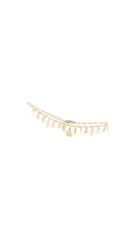 Ettika Ettika Let's Go Coastal 18k Gold Plated Anklet