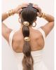 Ettika Ettika Liquid Lux Oval Hair Tie in Gold Tone - 2