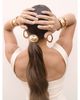 Ettika Ettika Liquid Lux Oval Hair Tie in Gold Tone - 3