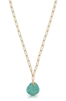 Ettika Ettika Long Stone Pendant Necklace
