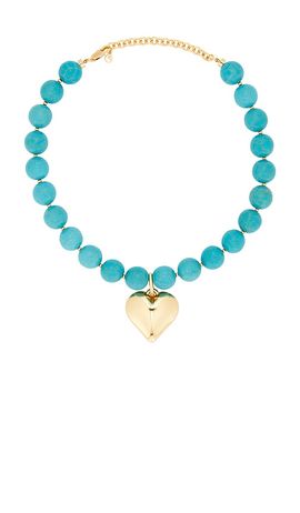 Ettika Ettika Luck And Love Turquoise Necklace