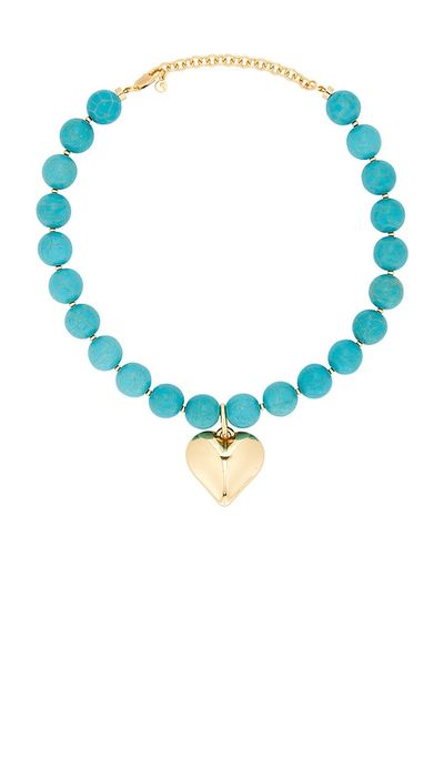 Ettika Ettika Luck And Love Turquoise Necklace