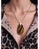 Ettika Ettika Majestic Stone Cubic Zirconia & Tiger's Eye Pendant Necklace, 30 - 2