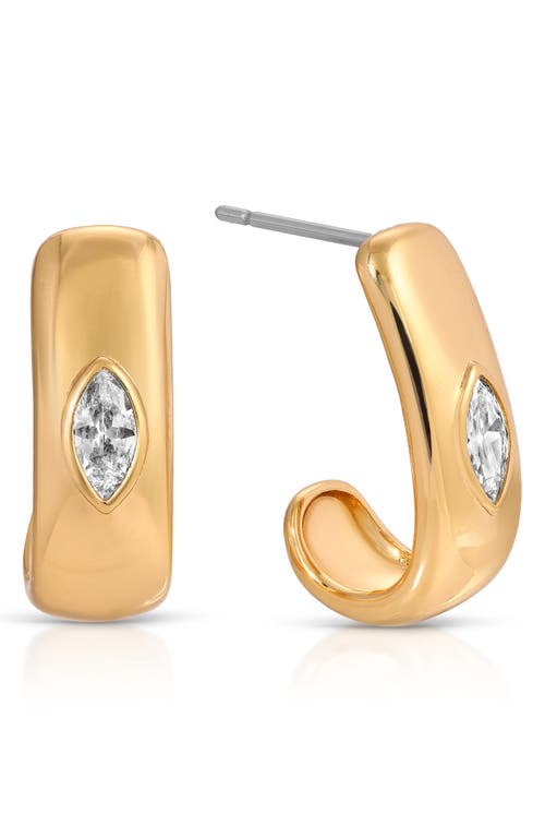Ettika Ettika Marquise Hoop Earrings