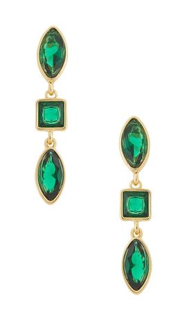 Ettika Ettika Mixed Shape Drop Earrings