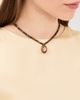 Ettika Ettika Modern Beaded Pendant Necklace Tiger's Eye One - 3