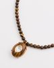 Ettika Ettika Modern Beaded Pendant Necklace Tiger's Eye One - 4