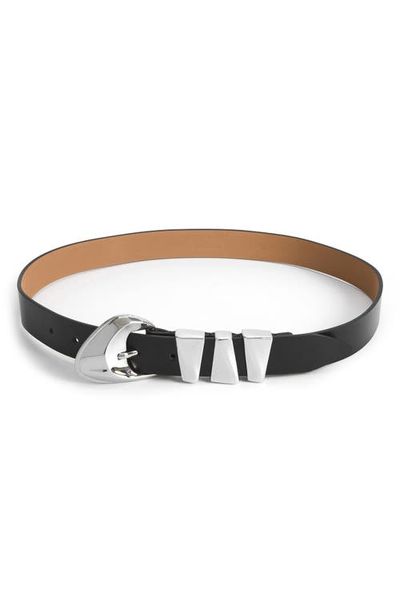 Ettika Ettika Modern Western Leather Belt